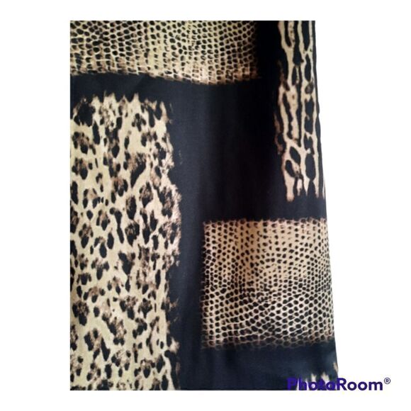 Carmen Marc Valvo Animal Print Skirt - Picture 4 of 4